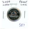 Image 1 : 2006 Canadian 5 Cents. Royal Canadian Mint Logo. Proof Like-65 from a PL set.