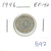 Image 1 : 1946 Canadian Silver 10 Cents. EF-40. Nice.