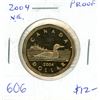 Image 1 : 2004 Loonie Dollar. New Effigy. Proof with Ultra Heavy Cameo.