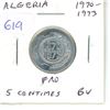 Image 1 : Algeria. 1970 – 1973 5 Centimes. FAO issue. BU.