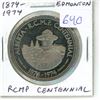 Image 1 : 1874 – 1974 Edmonton Trade Dollar. RCMP Centennial. BU.
