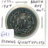 Image 1 : 1934 – 1984 North Bay Ontario Trade Dollar. Dionne Quintuplets. BU.