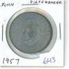 Image 1 : 1957 John Diefenbaker medal.