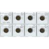 Image 1 : Set of 8 U.S. Indian Head Cents including 1884, 1895, 1900, 1902, 1903, 1905, 1906 & 1907.