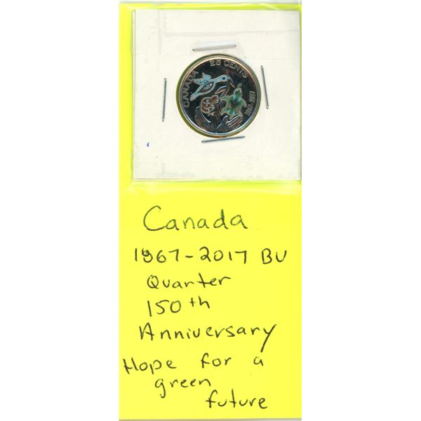 1867-2017 BV quarter 150th anniversary hope for a green future