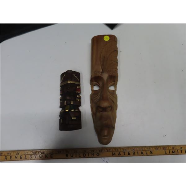 2 African Tribal Masks