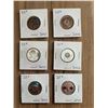 Image 1 : Lot of 6 coloured Canadian special Quarters from 2006 to 2011.