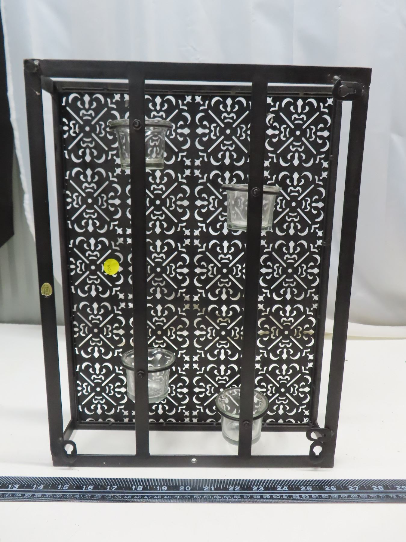 Metal Votive Candle Holder Rack - Schmalz Auctions