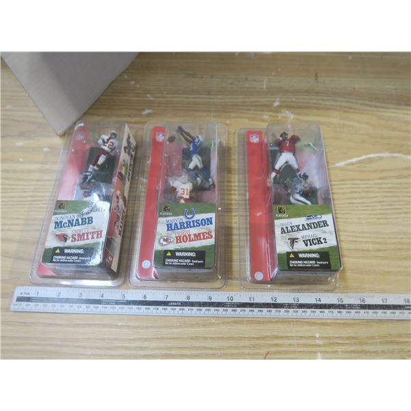 3 sets of NFL figures