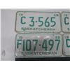 Image 2 : 4 1968 sask license plates