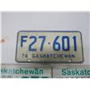 Image 5 : 3 sask license plates 1 pair of 1994