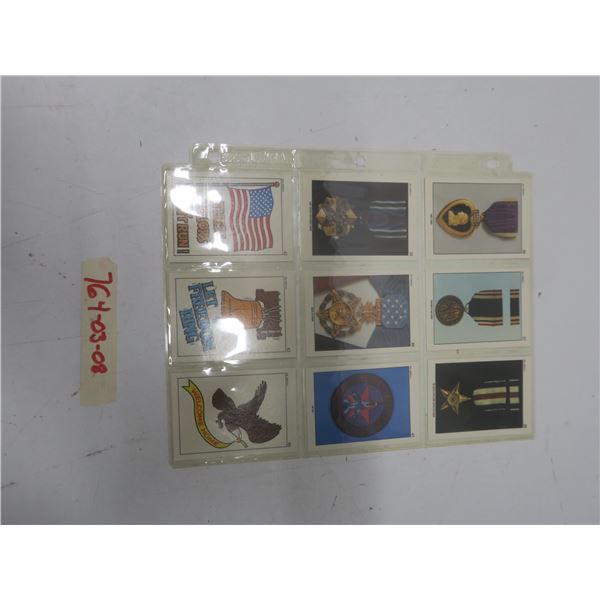 9 Topps dessert storm trading cards sticker patch 1990's