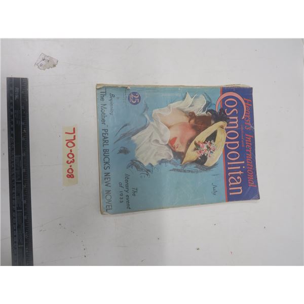 1933 cosmopolitan magazine
