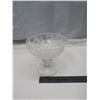 Image 1 : pedestal crystal bowl 6" tall