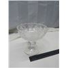 Image 4 : pedestal crystal bowl 6" tall