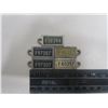 Image 1 : 5 war amp keytags 1955,56,57