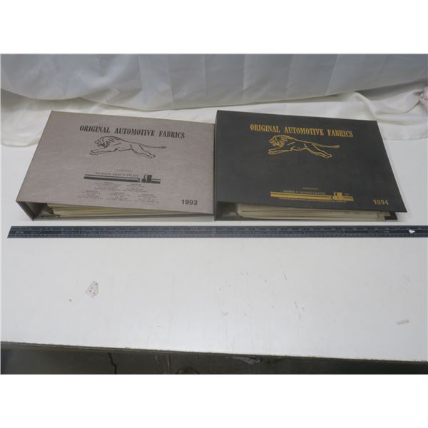 2 original automotive fabrics books 1993,94, ford, Chevrolet gmc, Buick, Toyota