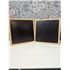 Image 3 : One 11" x 15" Magnetic Chalk Board  & Two 13" x 13" Chalk Board