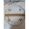 Image 8 : Vintage Tureen Covered Vegetable Dish - Irregular Octagon with Regular Octagon Platter (Hand Painted