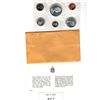 Image 2 : 6 Coin Set of 1966 Uncirculated Canadian Coins each are in their original RCM Envelope with informat