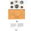 Image 2 : 6 Coin Set of 1966 Uncirculated Canadian Coins each are in their original RCM Envelope with informat