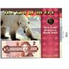 Image 1 : Five - "The End of an Era" Two Dollar Collector Cards with One Two Dollar Bill and One Toonie (Only 