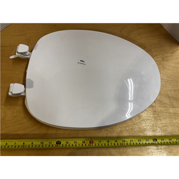 White Round Toilet Seat (New)