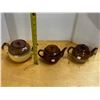 Image 2 : Lot of Three Tea Pots.