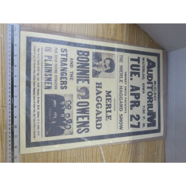 bonnie owens and the strangers poster