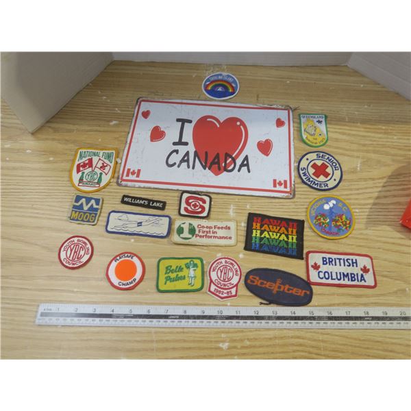 I love canada plate and patches