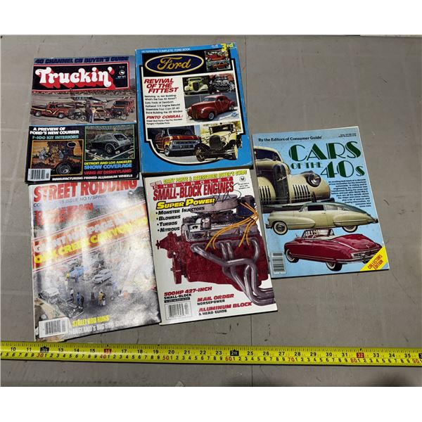 5 Vintage Magazines.