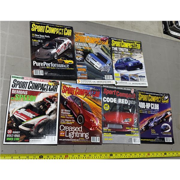 7 Vintage Magazines.