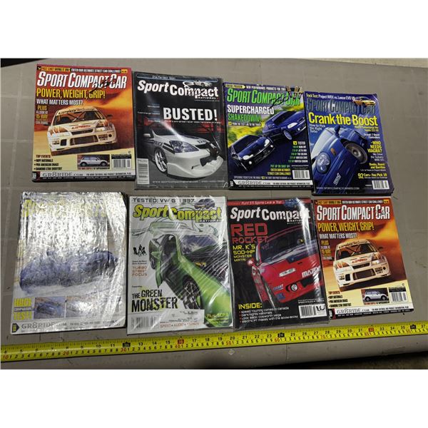 8 Vintage Magazines.