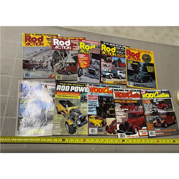 10 Vintage Magazines.