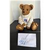 Image 1 : New York Rangers resin teddy bear - 11" - NHL