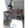 Image 2 : iron stag candle holder - stands 20"