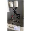 Image 3 : iron stag candle holder - stands 20"