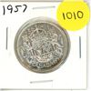 Image 1 : 1957 Canadian 50 Cents Coin.