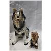 Image 6 : VINTAGE VARIOUS CERAMIC DOGS, 1 PLASTIC COLLIE (5)
