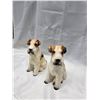 Image 2 : VINTAGE PAIR OF WIRE HAIRED BOX TERRIER 7" HIGH