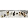 Image 1 : VINTAGE DOG FIGURINES, SMALL. (9)