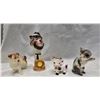 Image 1 : VINTAGE ANIMAL FIGURINES, SM-MED. (4)