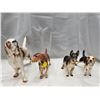 Image 1 : VINTAGE DOG FIGURINES, MED-LRG. (4)