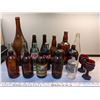 Image 1 : Lot of assorted bottles - Coca-Cola, Pilsner, brown beer bottles, etc.