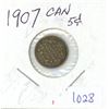 Image 1 : 1907 Canadian Five Cent