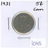 Image 1 : 1931 Canadian Five Cent