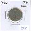Image 1 : 1936 Canadian Five Cent