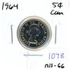 Image 1 : 1964 Canadian Five Cent