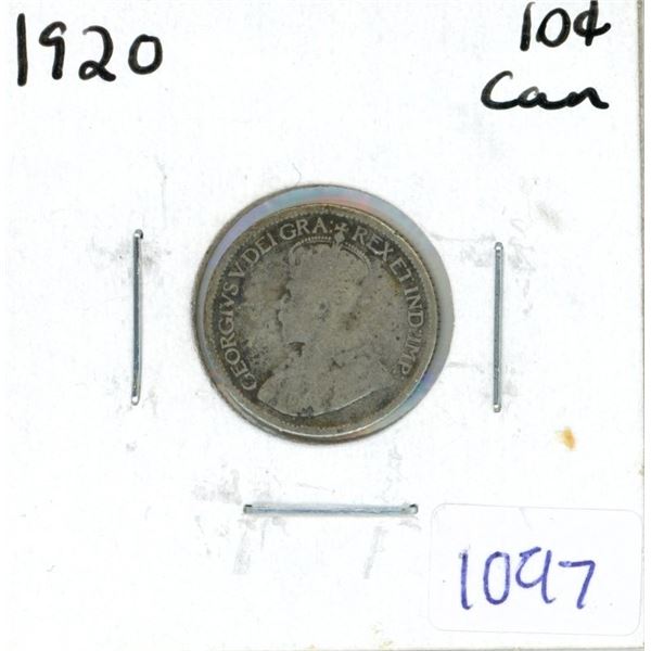 1920 Canadian Ten Cent