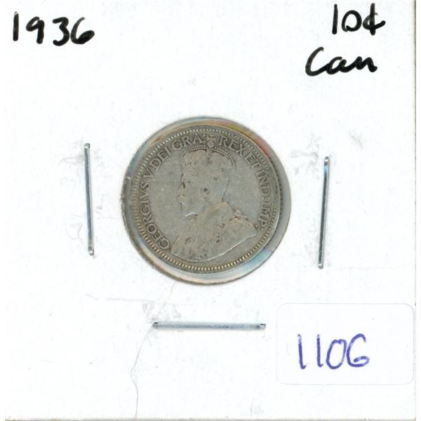 1936 Canadian Ten Cent